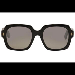 Tom Ford Black Modern Square Sunglasses- AUTUMN TF660